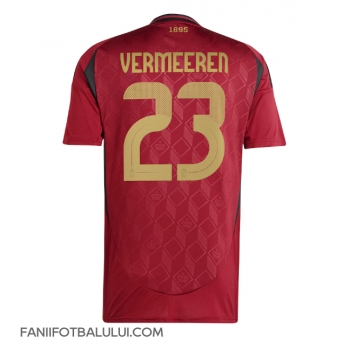 Belgia Arthur Vermeeren #23 Tricou Fotbal Replică European 2024 Barbati Acasa